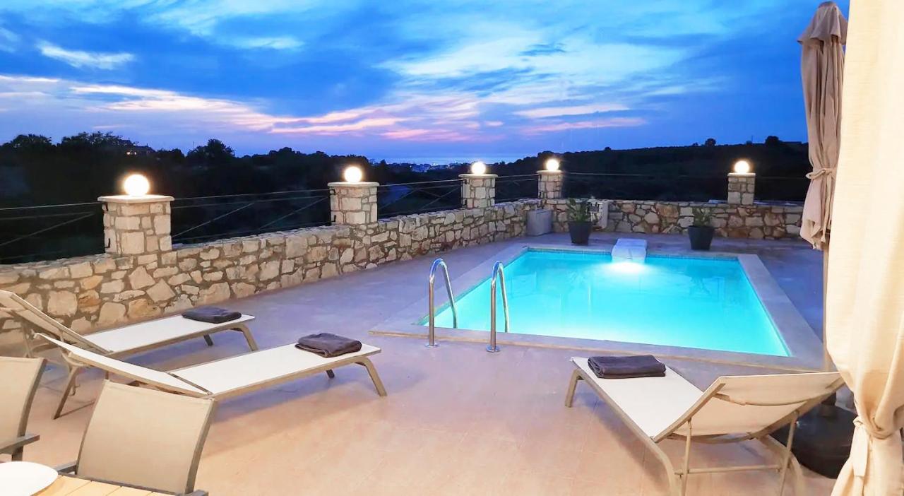 Natural View Villa With Private Pool Skouloúfia Exterior foto